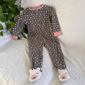 2T footed onesie